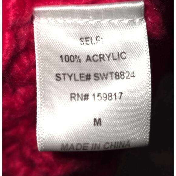 ALTAR'D STATE Size Medium Fushcia Pink Pullover Knit Sweater - Picture 5 of 5